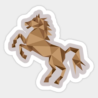 Geometric Horse Sticker